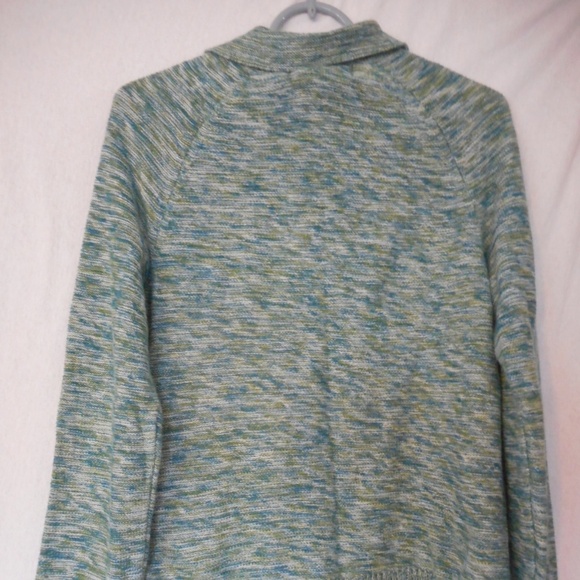 Jones Wear Green Zip front Cardigan Sweater - Picture 6 of 6